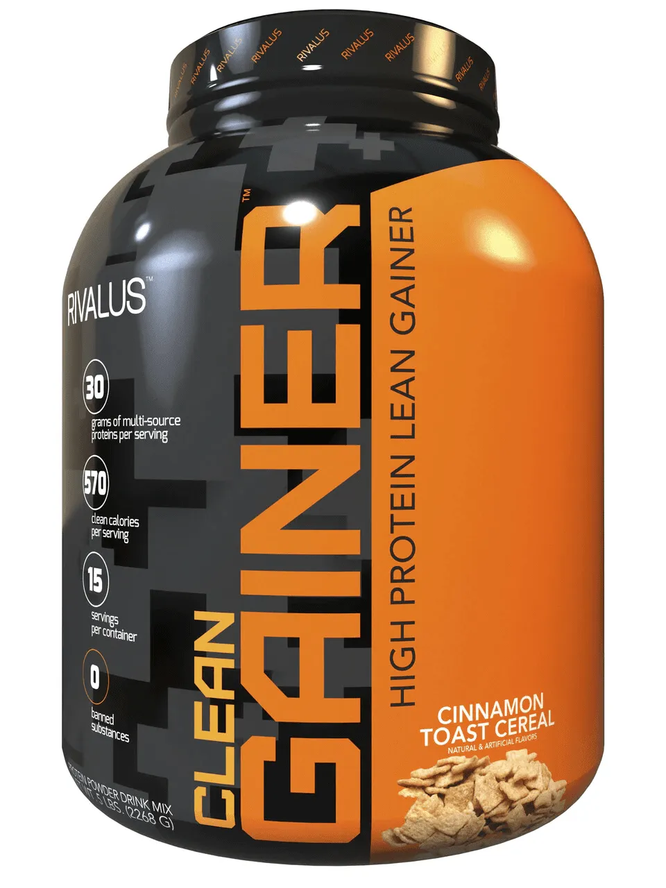 Rivalus Clean Gainer Protein Powder - Cinnamon Toast Cereal