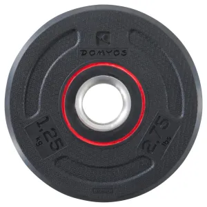 Rubber Weight Training Disc Weight 1.25 kg 28 mm