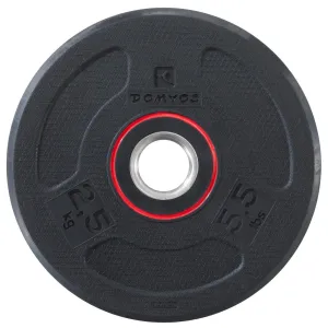 Rubber Weight Training Disc Weight - 2.5 kg 28 mm