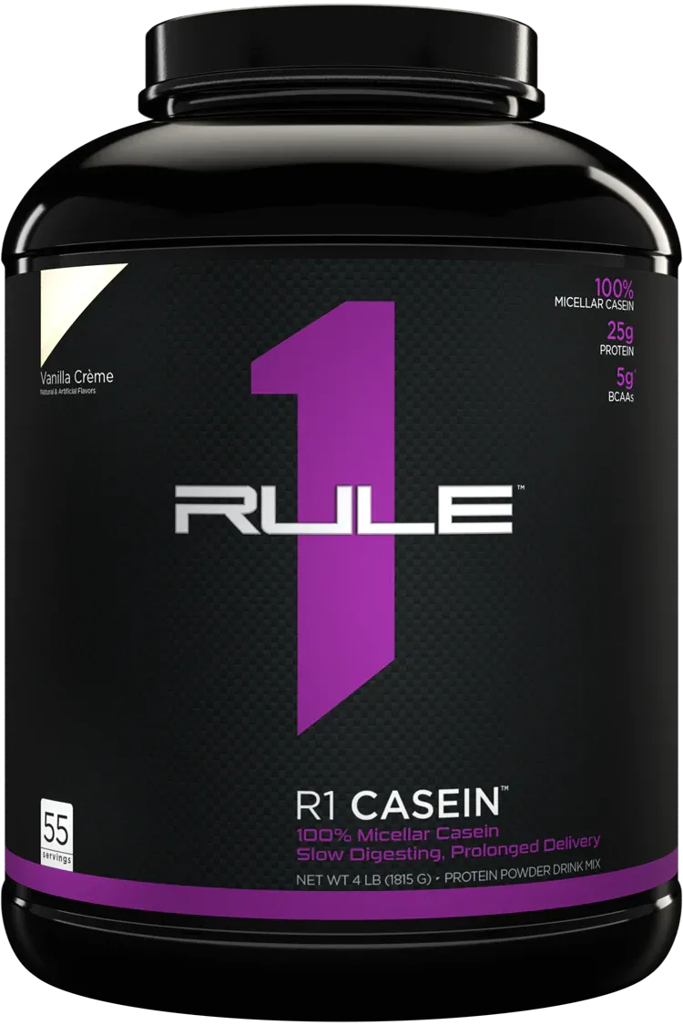 Rule One R1 Casein 100% Micellar Casein Protein - Vanilla Creme
