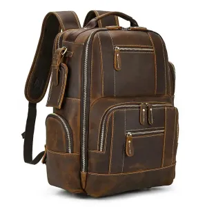 Sac a dos cuir militaires