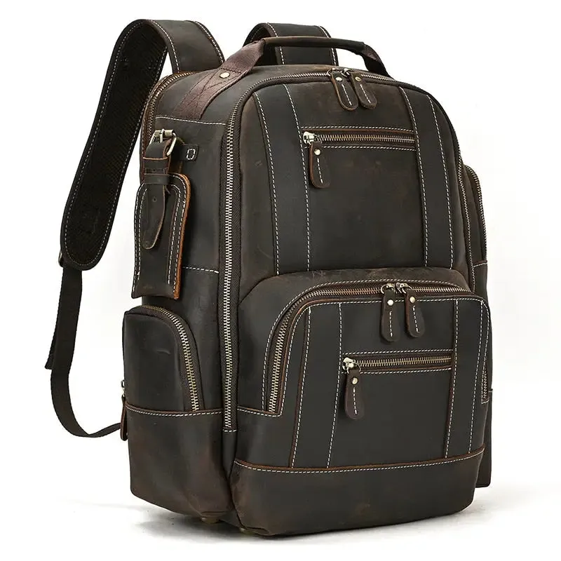 Sac a dos cuir militaires