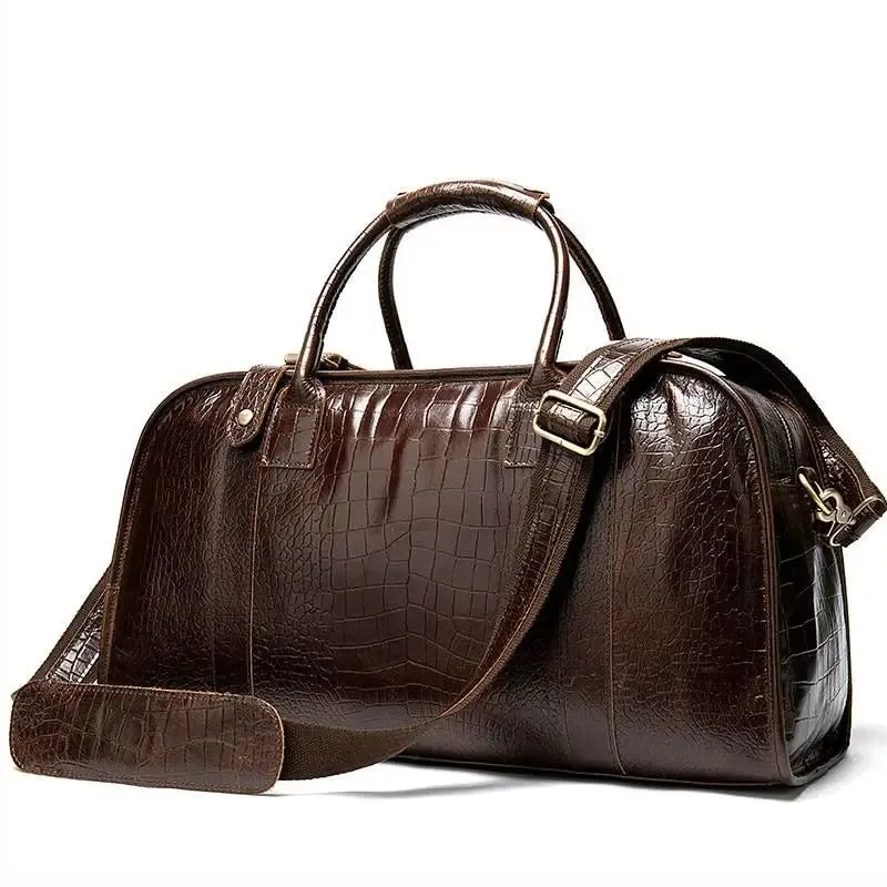 SAC MILITAIRE VINTAGE - CROCO