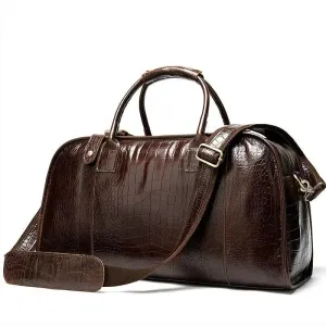 SAC MILITAIRE VINTAGE - CROCO