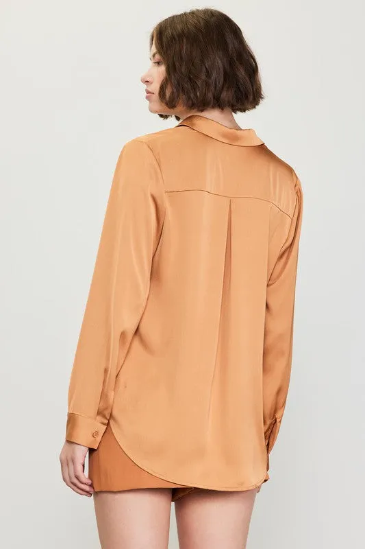 Sawyer Satin Blouse