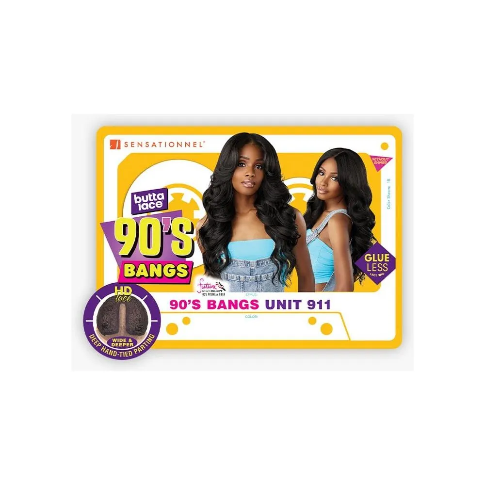 Sensationnel Butta Lace 90's Bang Glueless Synthetic HD Lace Wig - 911
