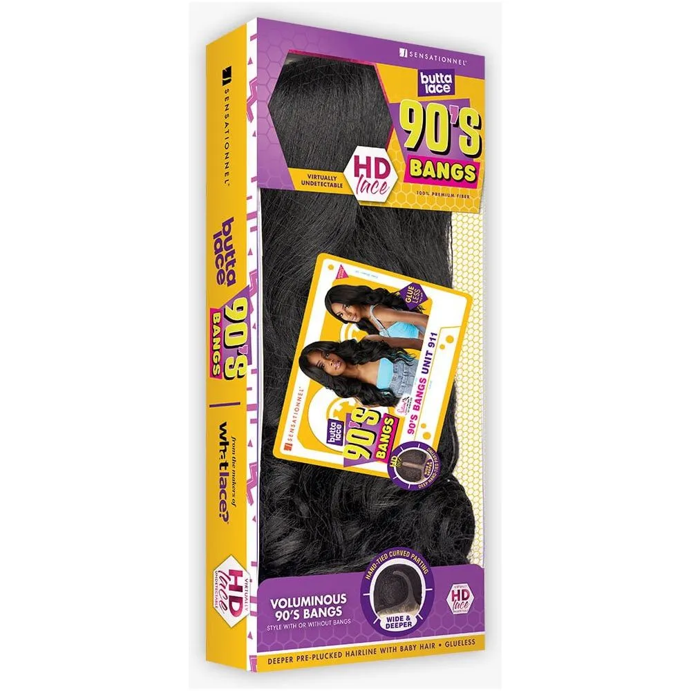 Sensationnel Butta Lace 90's Bang Glueless Synthetic HD Lace Wig - 911