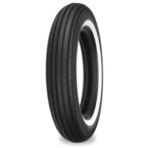 Shinko 270 Vintage Style Front/Rear Tire 4.00-18 White Wall 64H