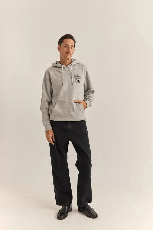 Siesta Fleece Hood - Grey Heather