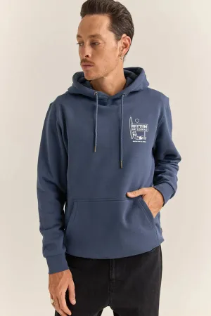 Siesta Fleece Hood - Navy