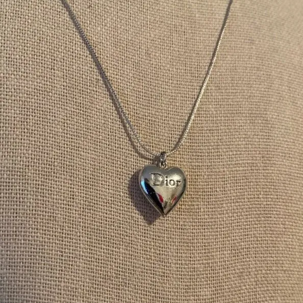 Silver Dior Heart