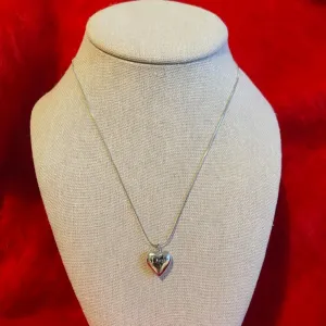 Silver Dior Heart