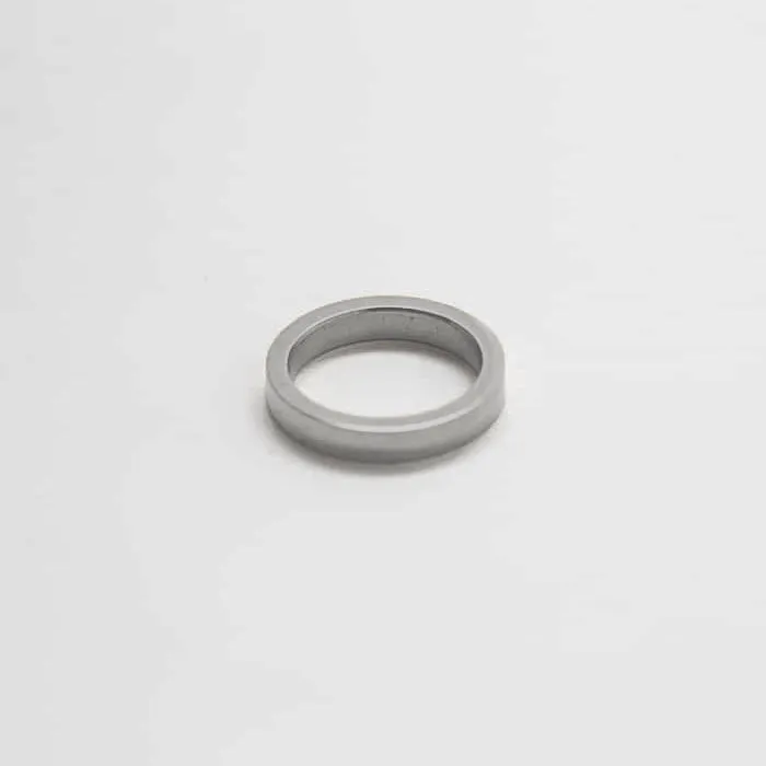 Silver Wide Stacking Ring