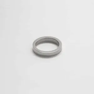 Silver Wide Stacking Ring