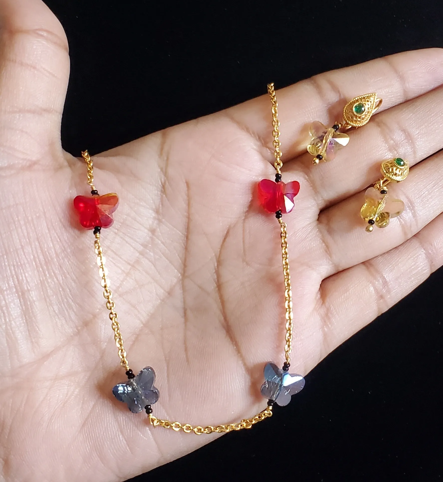Siri M Fancy Delicate Butterfly Multi Set