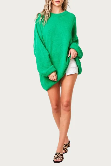 SLOUCHY OVERSIZED ESSENTIAL SWEATER