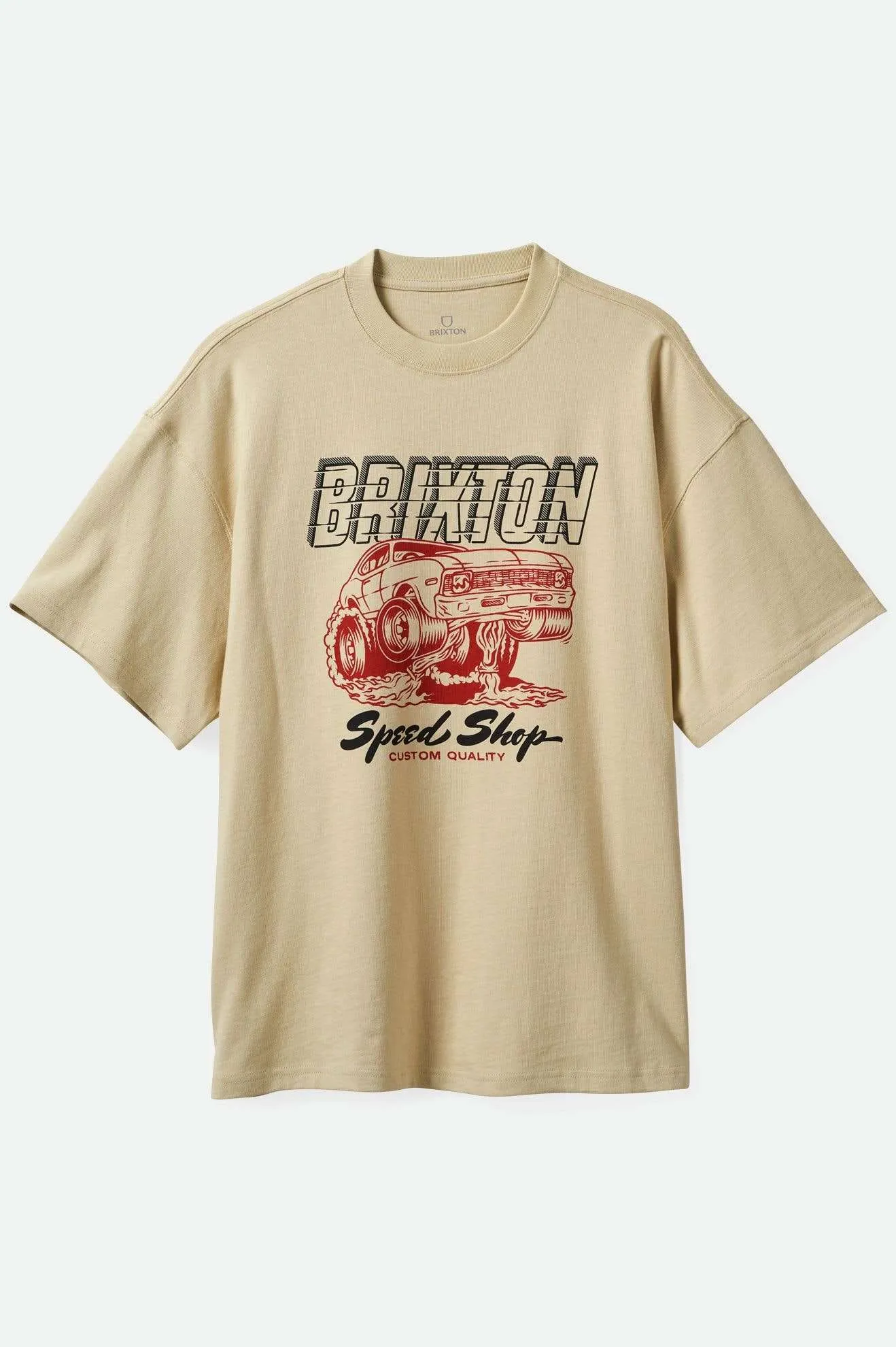 Smokey Heavyweight Relaxed T-Shirt - Cream Classic Wash