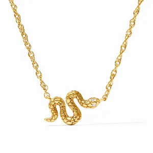 Snake Delicate Necklace in Cubic Zirconia
