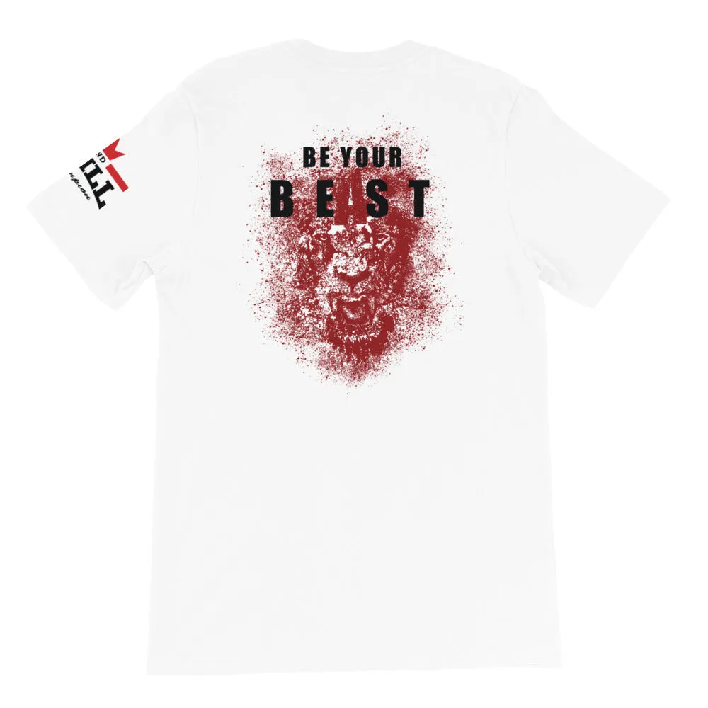Soaring Champion on front, Be Your Beast on back, ASC logo on sleeve men's T-shirt
