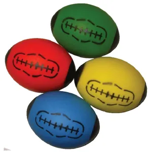 Soft Foam Rugby Balls Team Colours Pack
