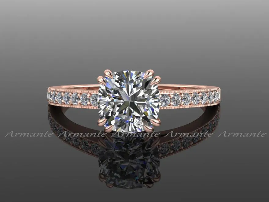 Solitaire Vintage Style Engagement Ring