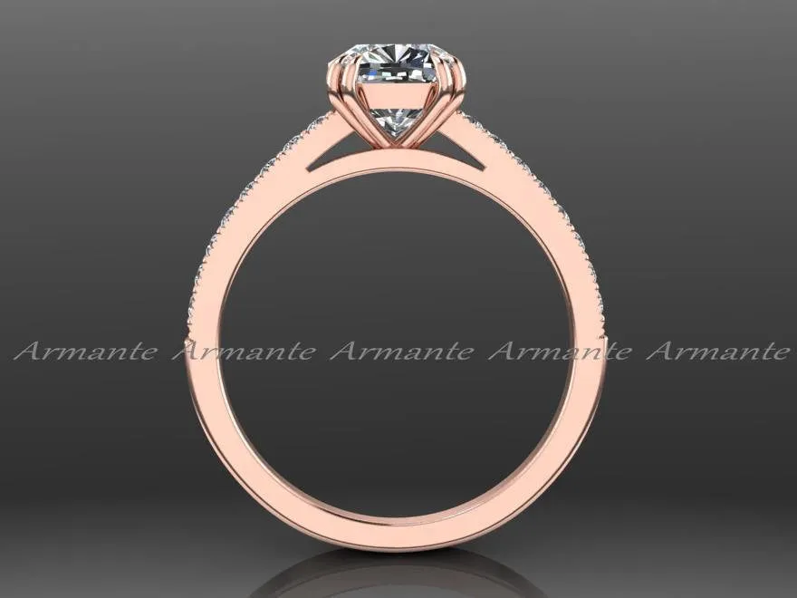 Solitaire Vintage Style Engagement Ring