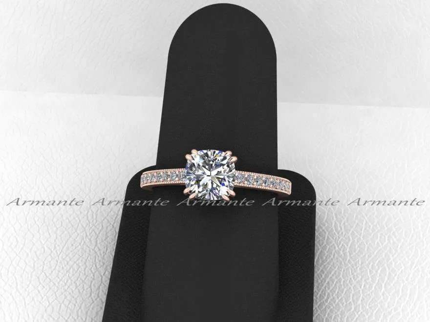 Solitaire Vintage Style Engagement Ring