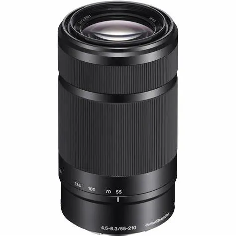 Sony E 55-210mm f/4.5-6.3 OSS Lens - Black  SEL55210