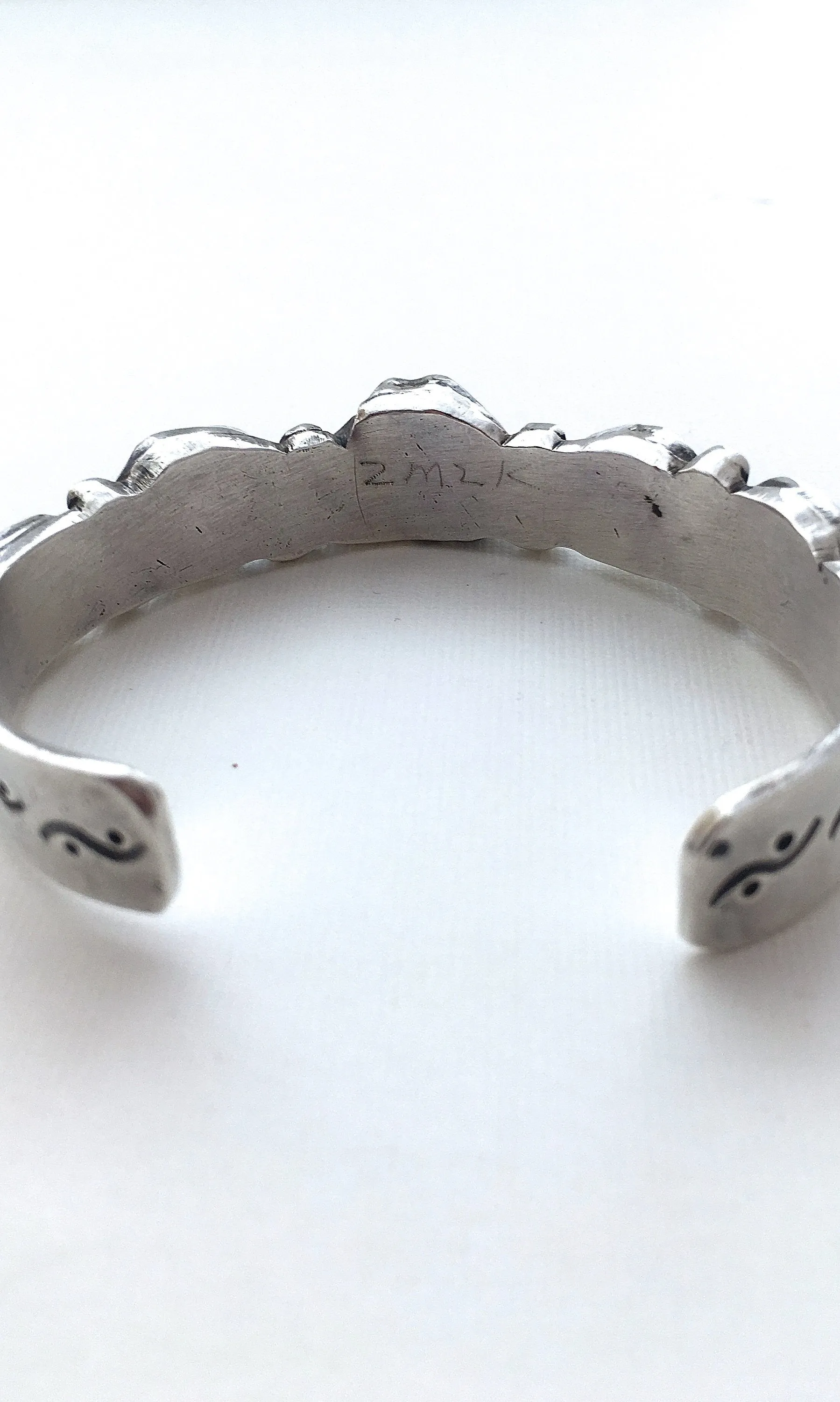 SOUTH BY SOUTHWEST Vintage Silver & Turquoise Nuggets Cuff