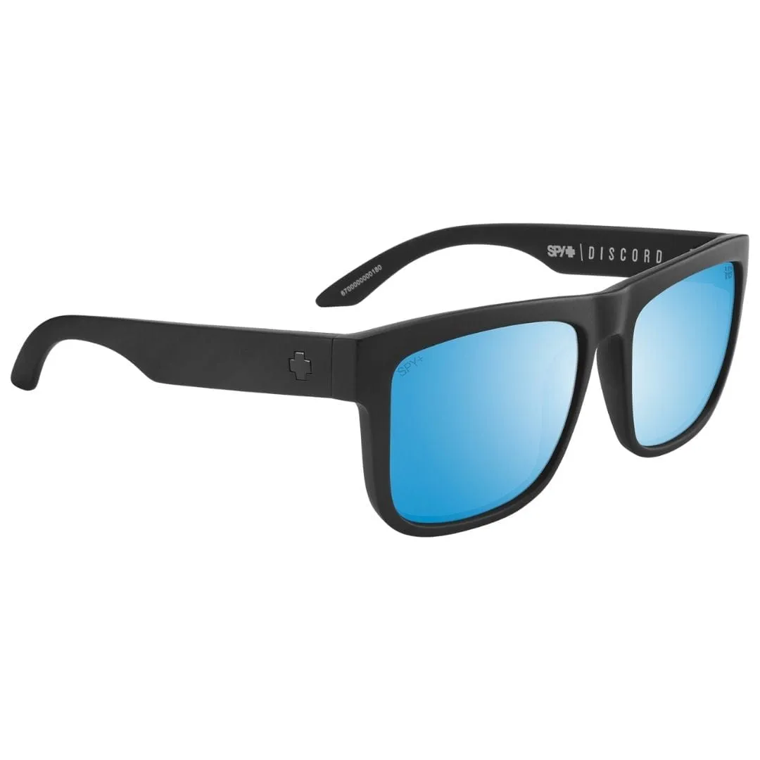 SPY DISCORD Polarized Sunglasses, Happy Boost Lens - Blue