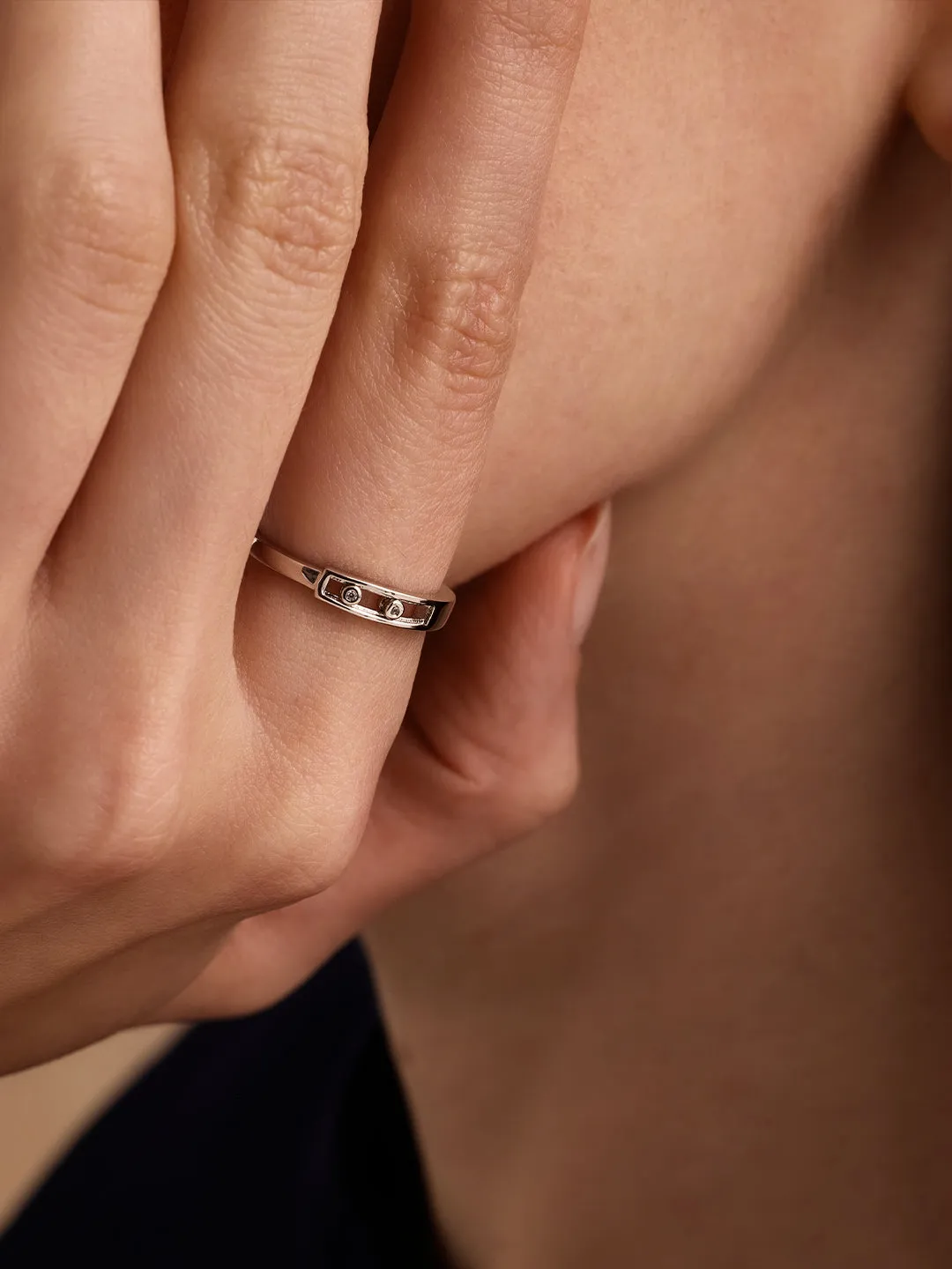 Square Delicate Ring