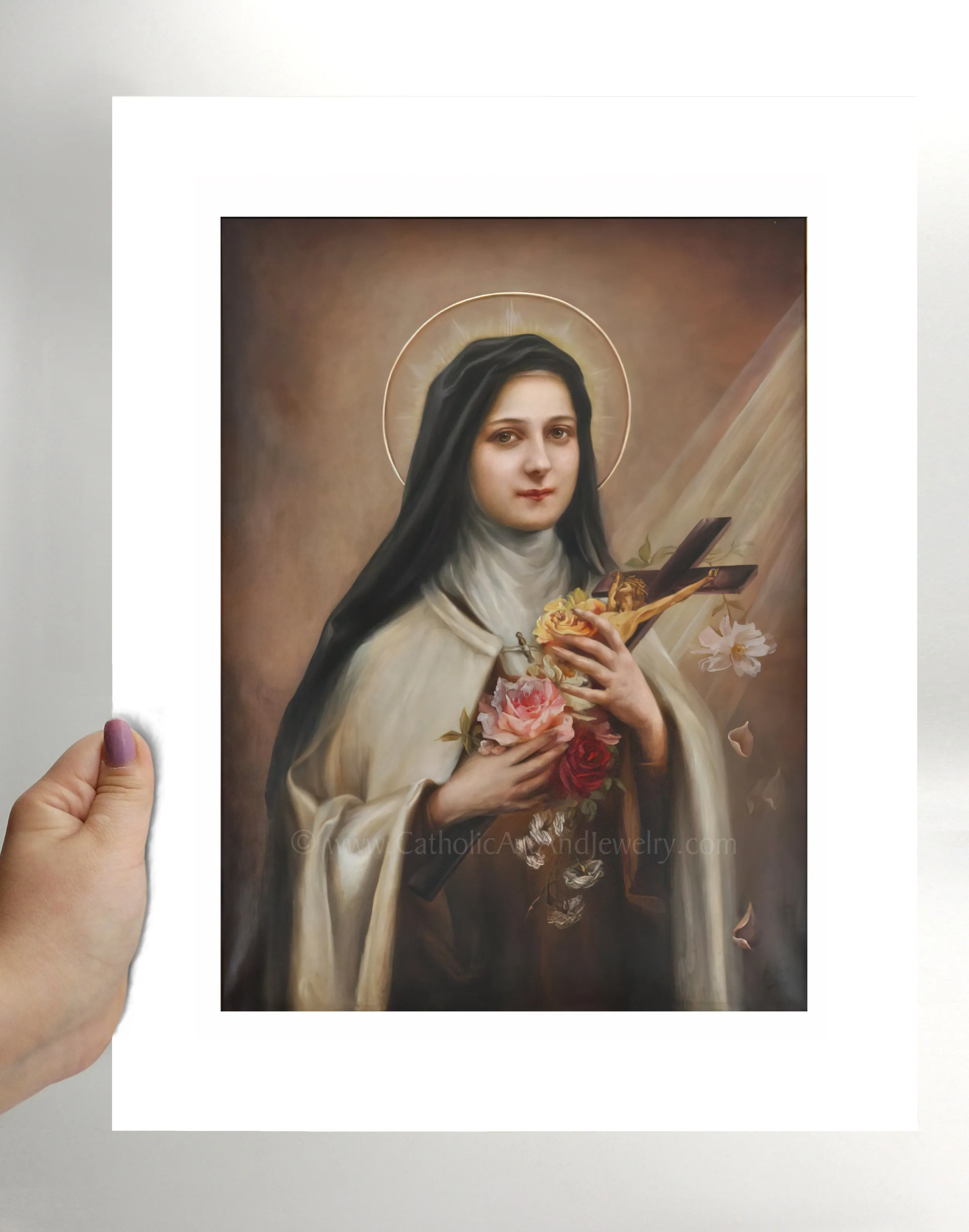 St Therese of Lisieux by Her Sister, Celine Martin – 3 sizes – Catholic Art Print