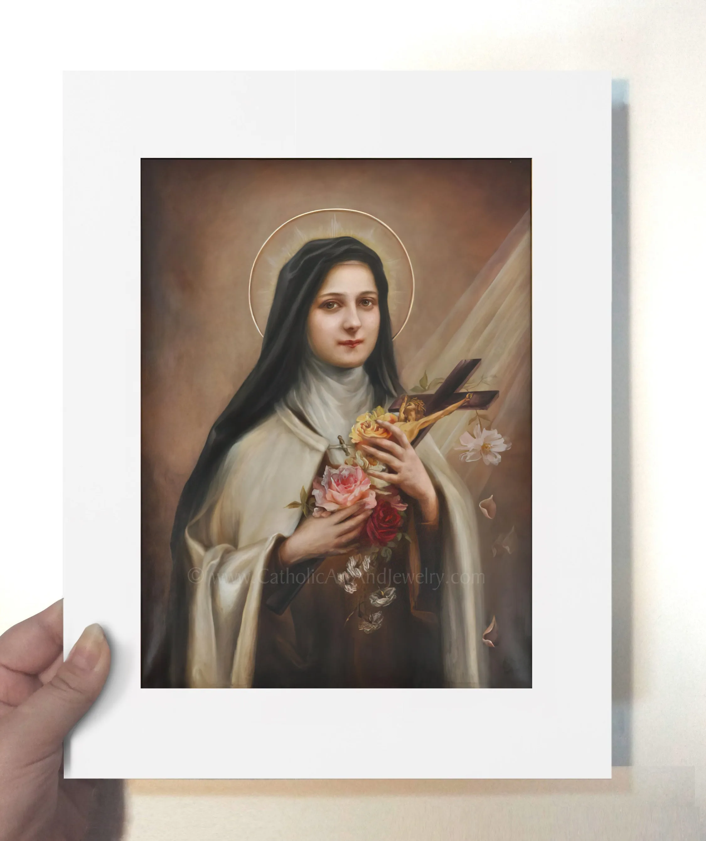 St Therese of Lisieux by Her Sister, Celine Martin – 3 sizes – Catholic Art Print