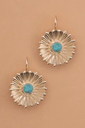 Starburst Turquoise Earrings