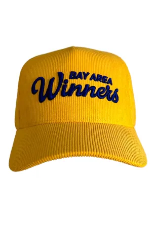 Stay Winning Corduroy Bay Area Winners Hat (Yellow)