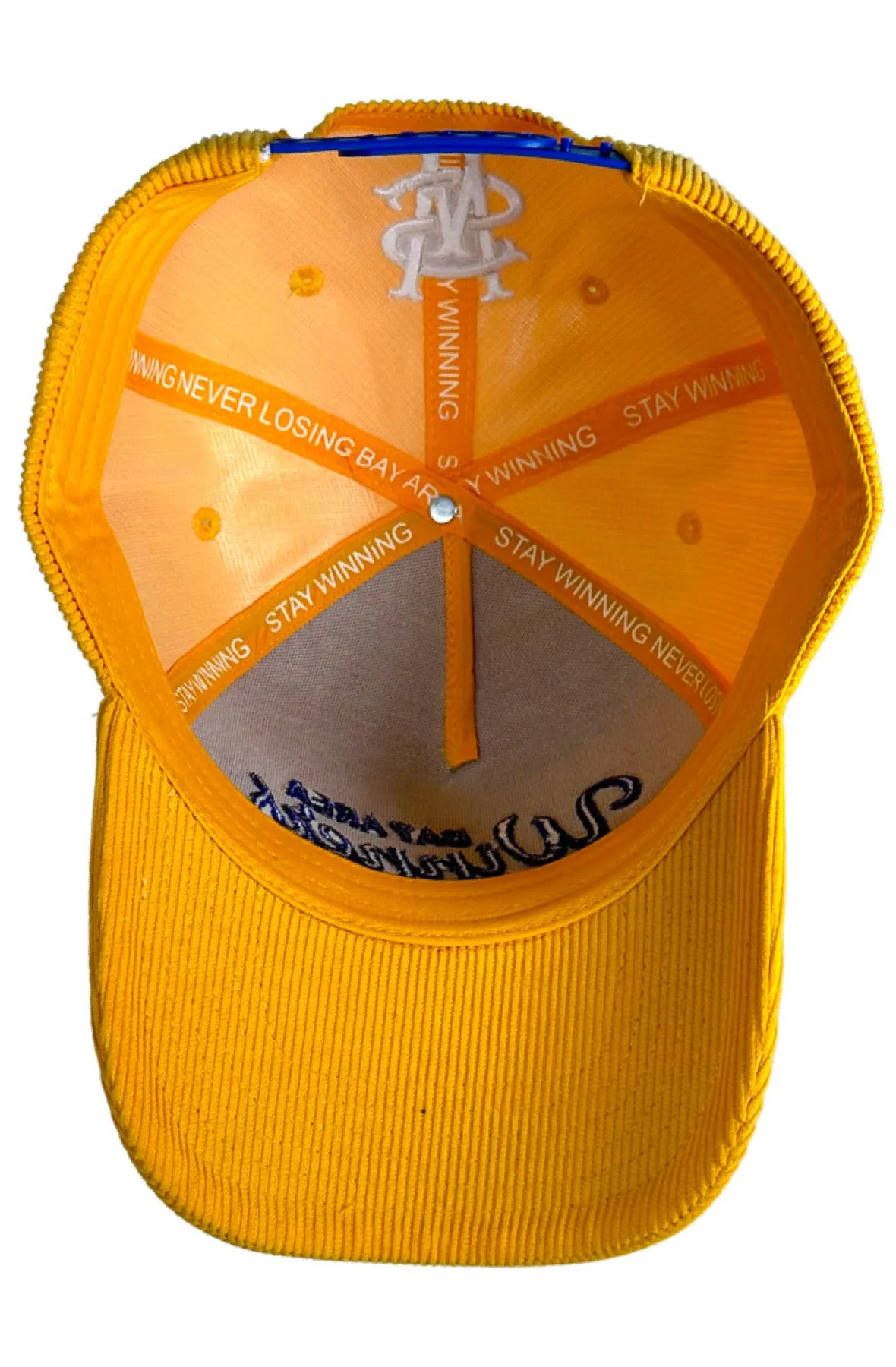 Stay Winning Corduroy Bay Area Winners Hat (Yellow)