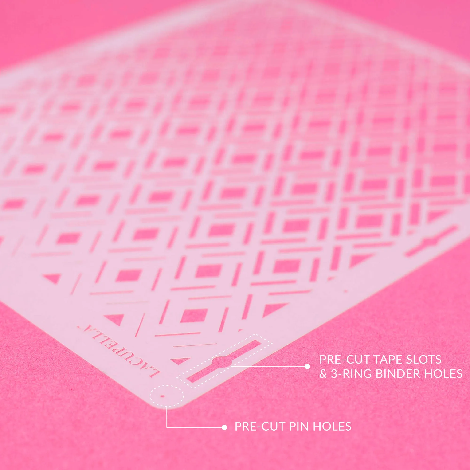 Stencil ARRO Seamless Delicate Pattern by Lacupella