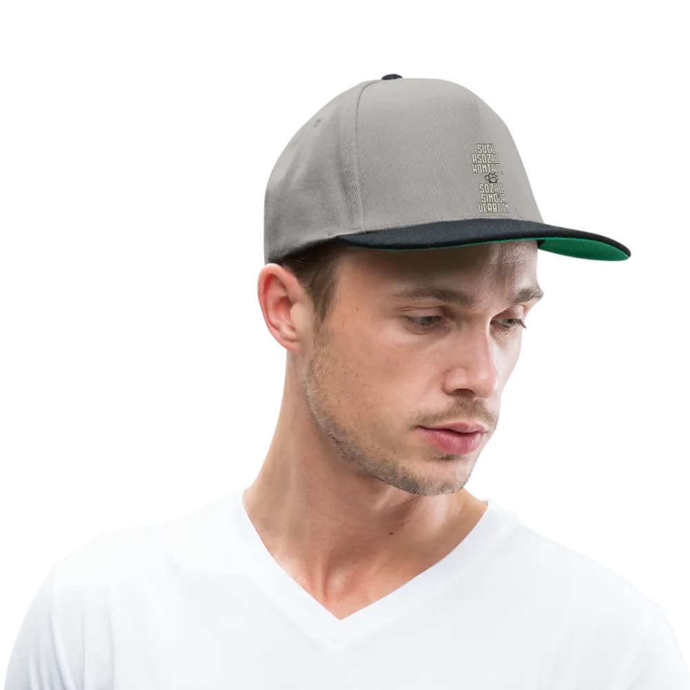 Suche asoziale Kontakte soziale sind ja verboten - Snapback Cap