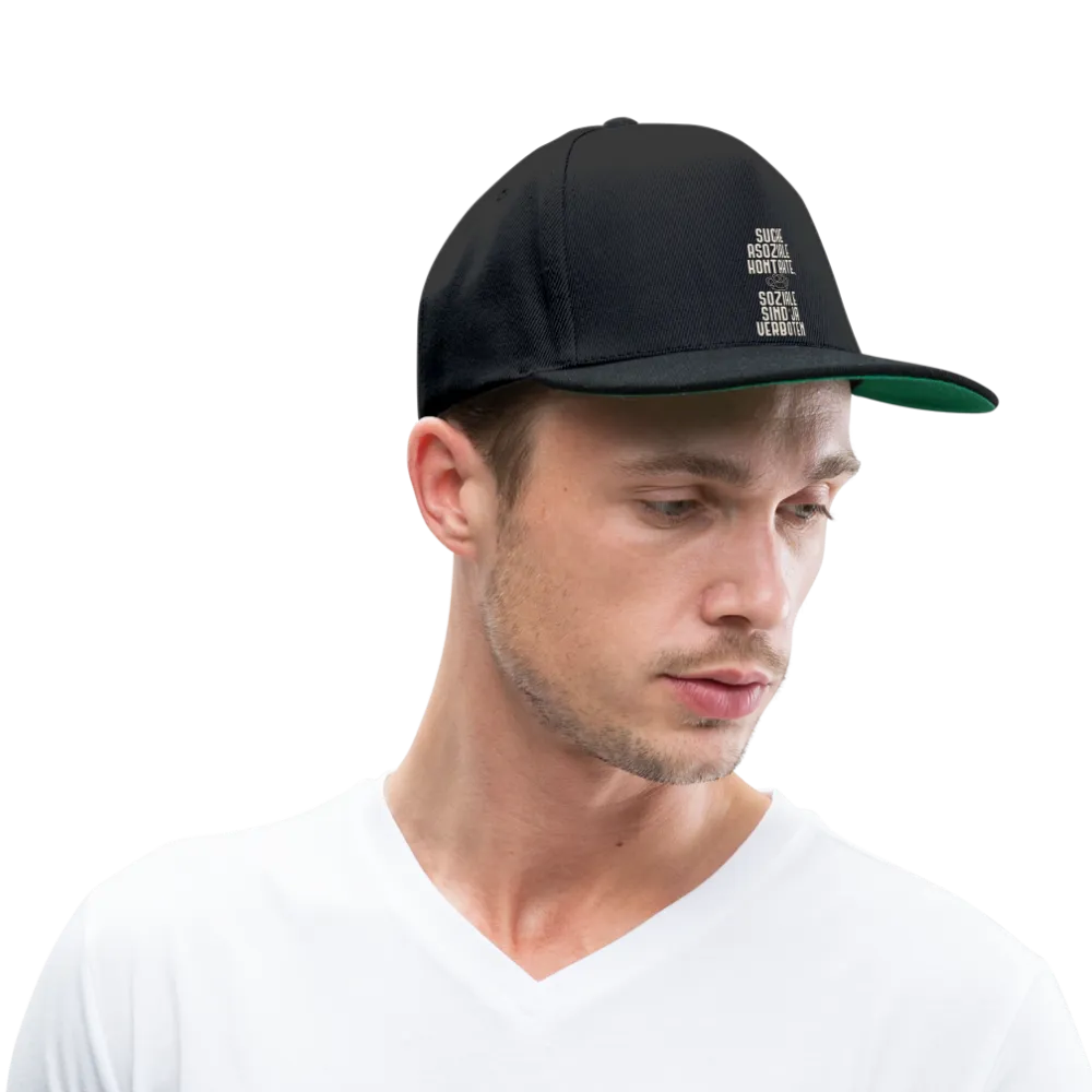 Suche asoziale Kontakte soziale sind ja verboten - Snapback Cap