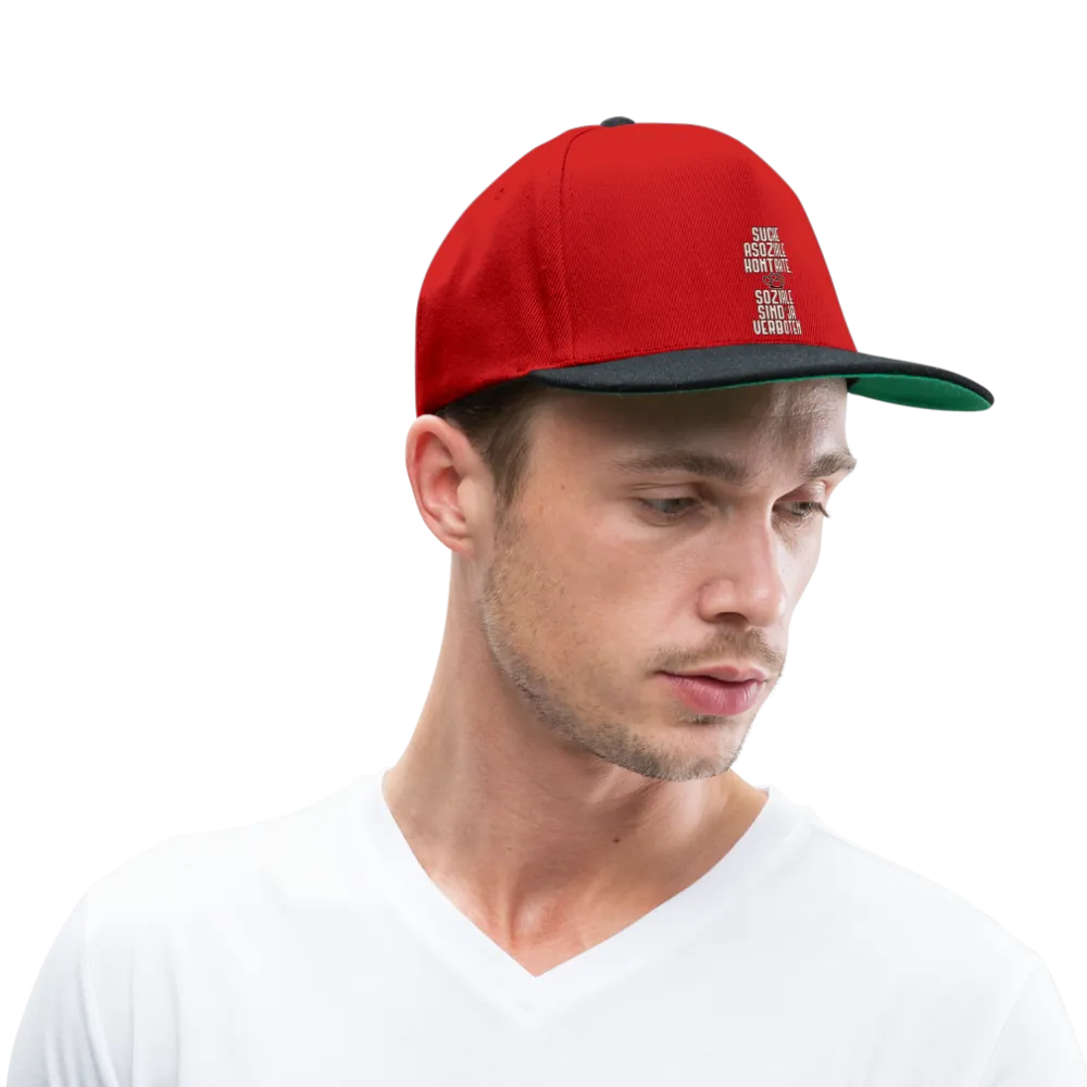 Suche asoziale Kontakte soziale sind ja verboten - Snapback Cap