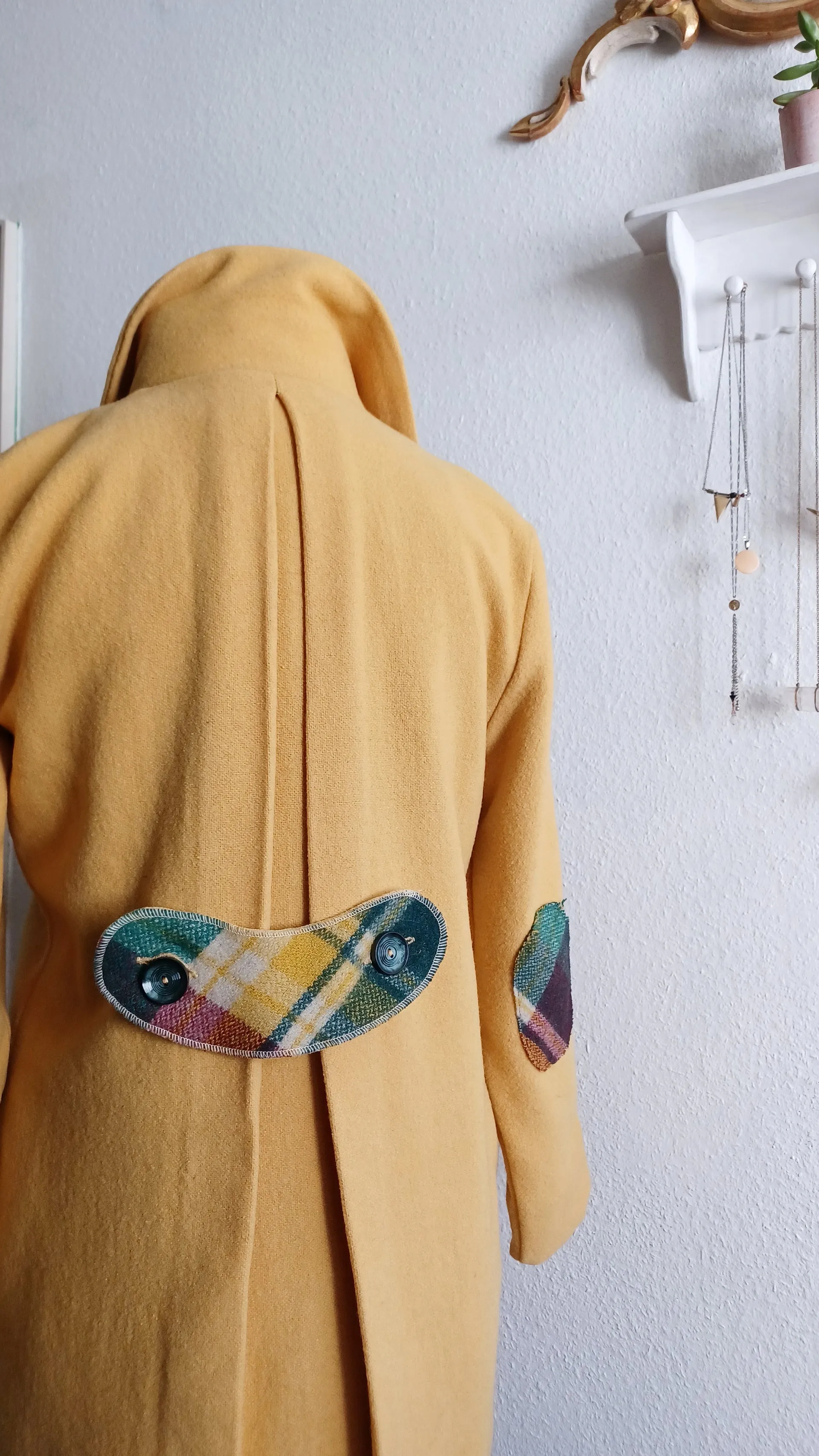 Sunflowers Two Tone Trench Coat