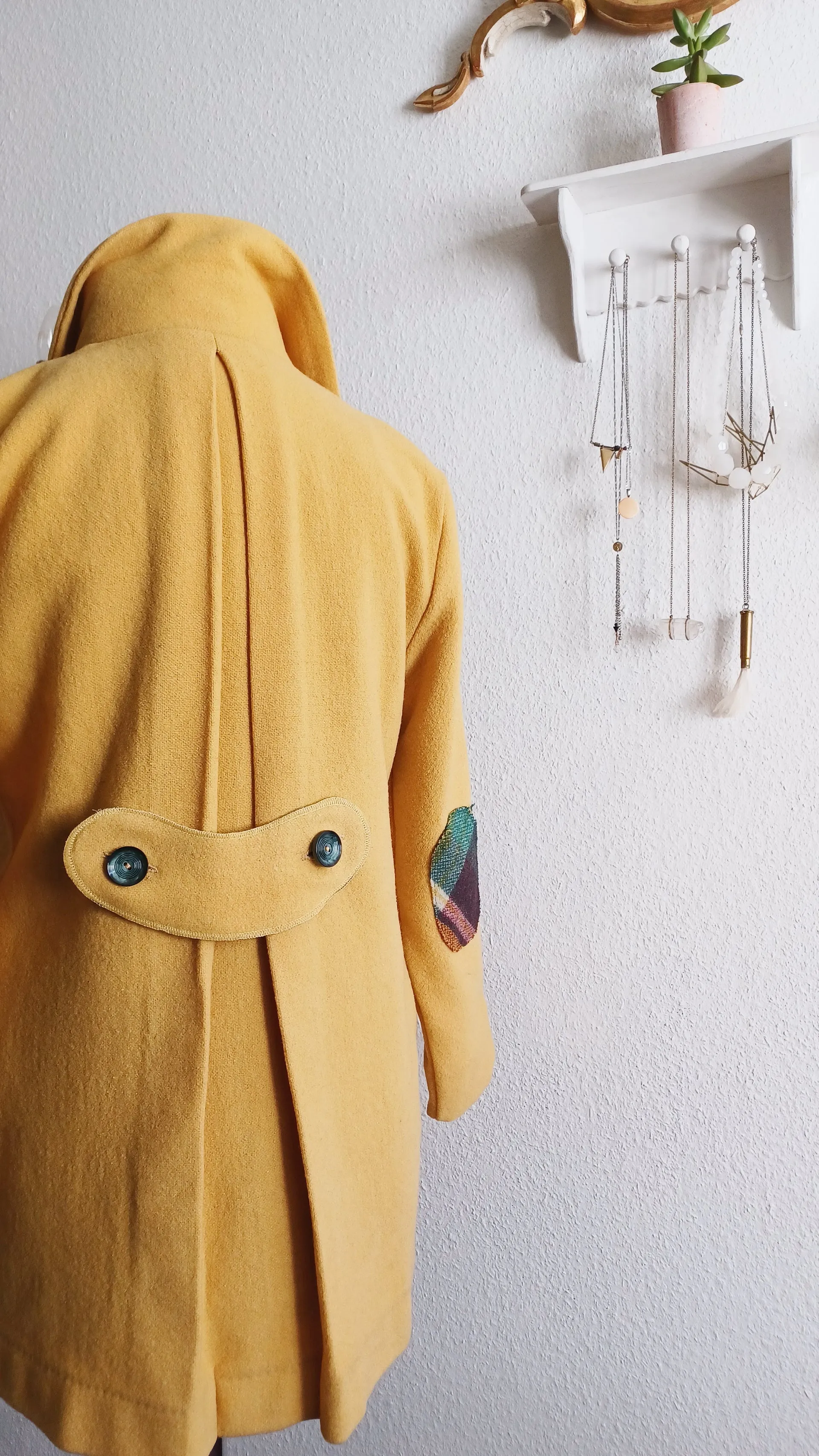 Sunflowers Two Tone Trench Coat