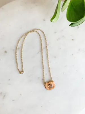 Sunstone Gold Delicate Necklace