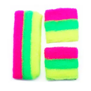Sweatbands - Fluro Stripe