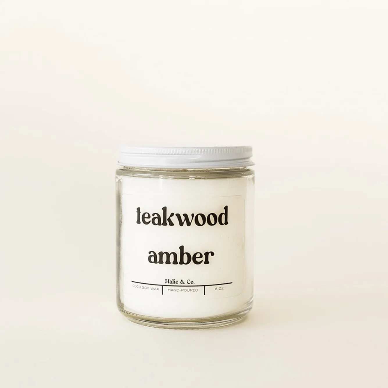 Teakwood Amber Candle
