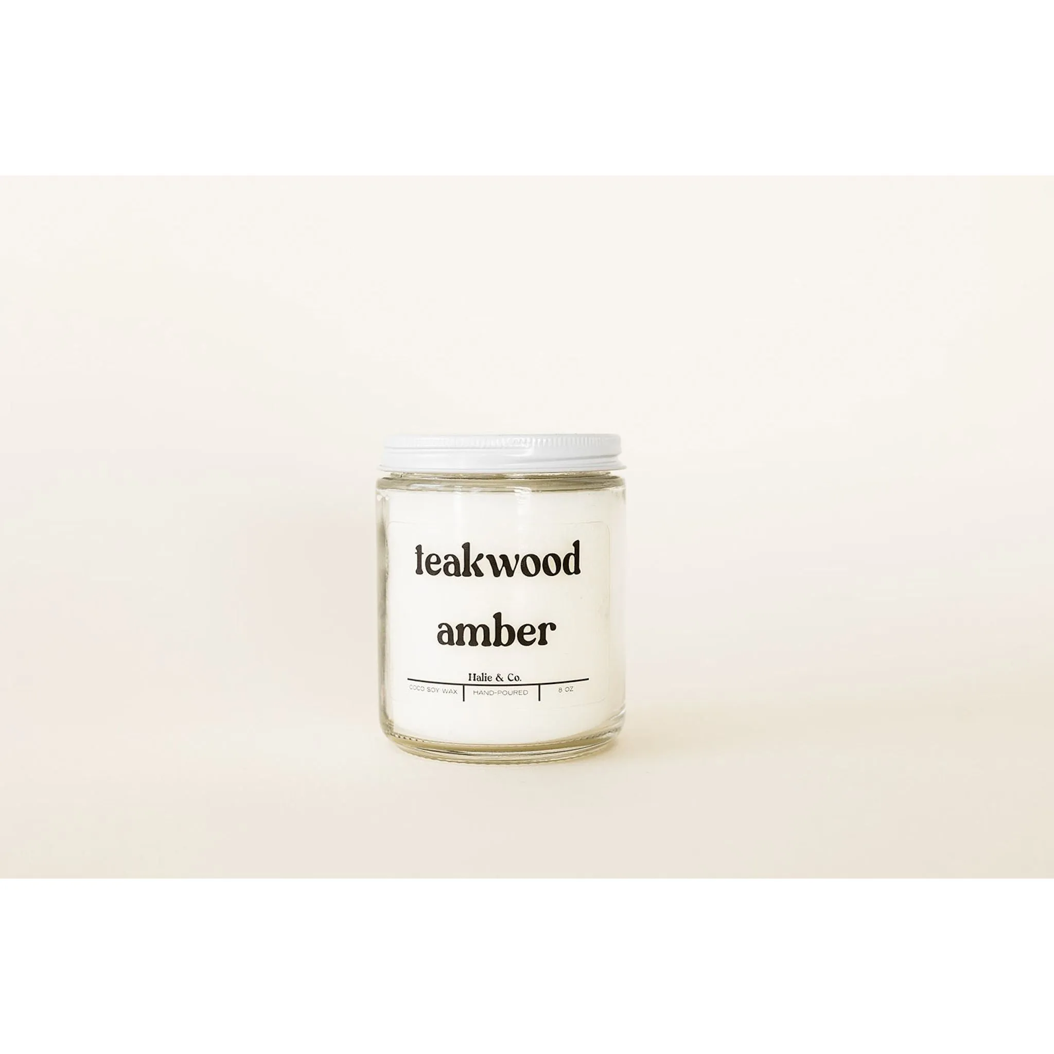 Teakwood Amber Candle