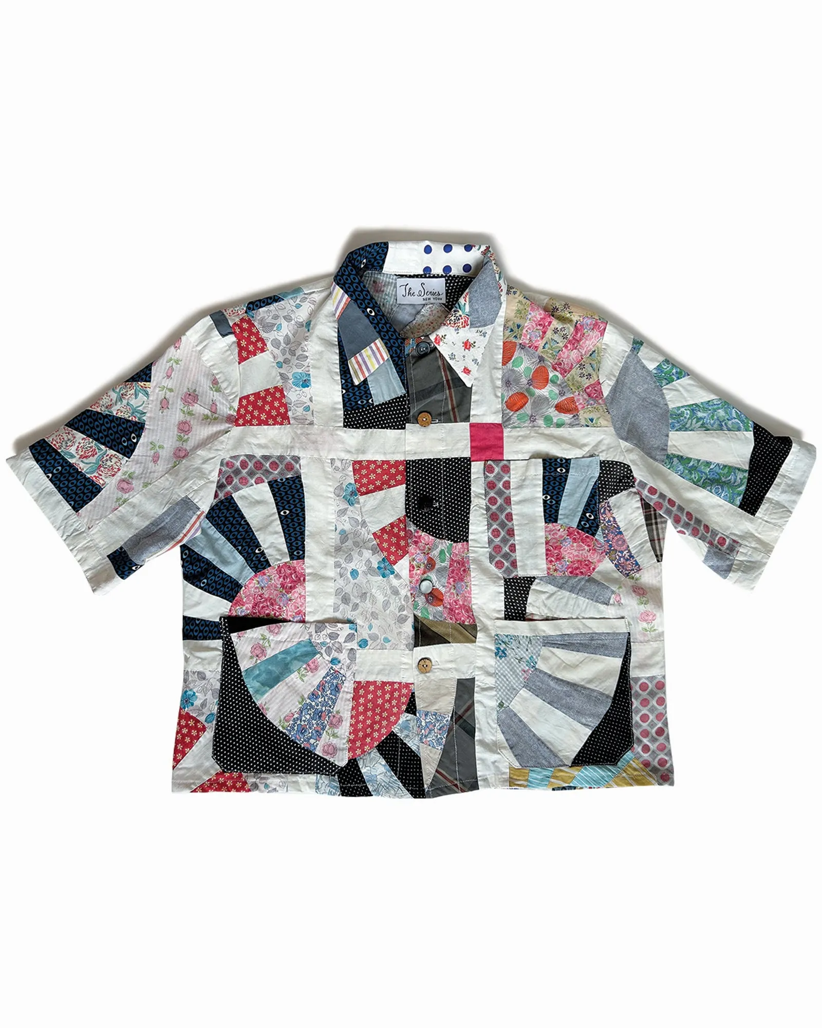 THE SHORT SLEEVED CHORE SHIRT - GEOMETRIC