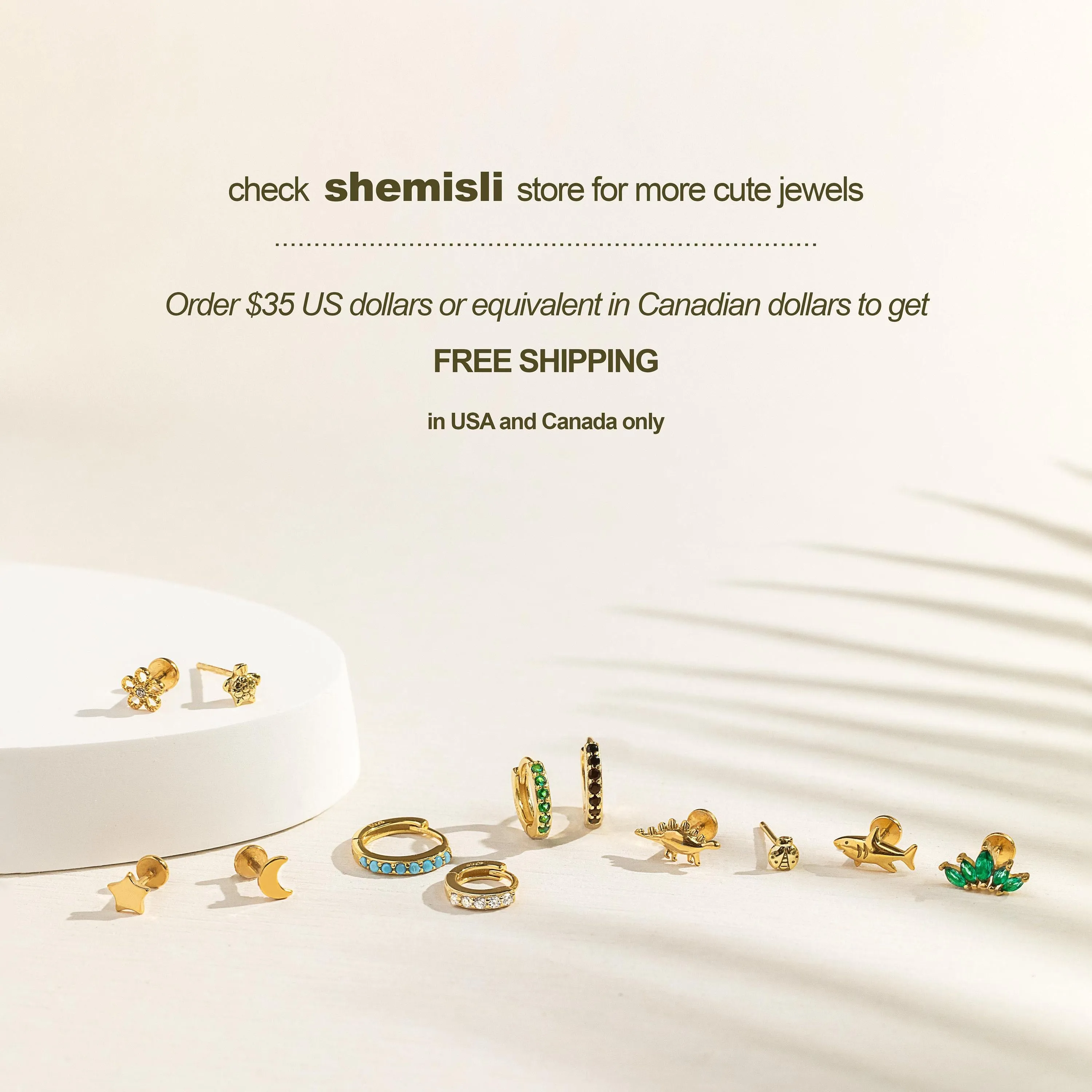 Tiny Triangle Drops Necklace, Unisex, Gold, Silver  (15.5" 2") SHEMISLI - SN029