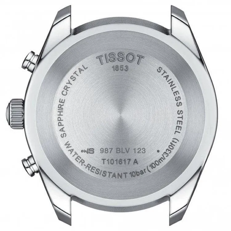 Tissot Clock Pr 100 Sport Gent Chronograph 44mm Black Quartz Steel T101.617.11.051.00