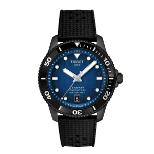 Tissot watch Seastar 1000 PowerMitic 80 40mm Automatic Steel Finish Pvd Black T120.807.37.041.00